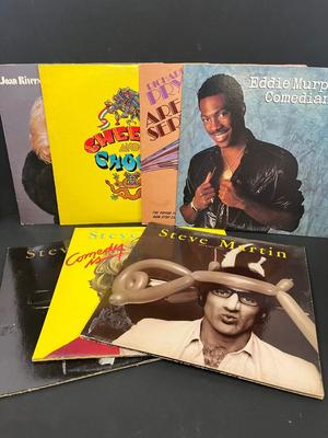 LOT 222: Vintage Comedy Vinyl Records - Cheech & Chong, Richard Pryor, Steve Martin, Eddie Murphy, Joan Rivers