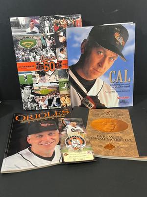 LOT 225: Baltimore Orioles / Cal Ripken Books and Collectibles