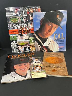 LOT 225: Baltimore Orioles / Cal Ripken Books and Collectibles