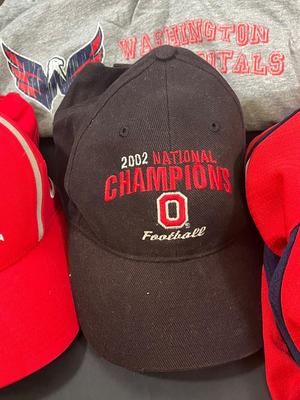 LOT 226: Sports Collectibles and Clothing Lot, Ohio State Items, Washington Capital Ovechkin Children's Jersey and More