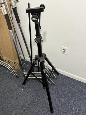 LOT 229: Photography Backdrops, Dracast & On Stage Light Stands