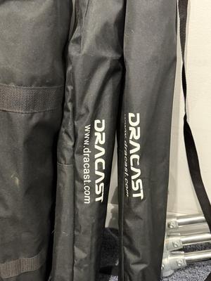 LOT 229: Photography Backdrops, Dracast & On Stage Light Stands