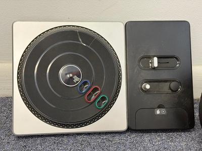 LOT 230: DJ Hero Turntables, XBOX Rockband Drum Kit & Variety of Video Games