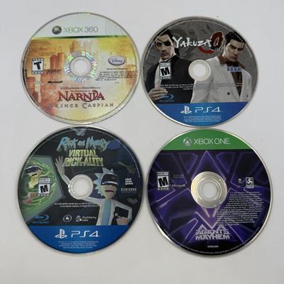 LOT 230: DJ Hero Turntables, XBOX Rockband Drum Kit & Variety of Video Games