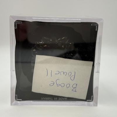 LOT 232: Rawlings Baseball in Display Case Signed by Booge Powell