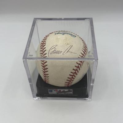 LOT 234: Rawlings Baseball signed by Daniel Cabrera, Bruce Chen, Jorge Julio & Eddie Rodriguez