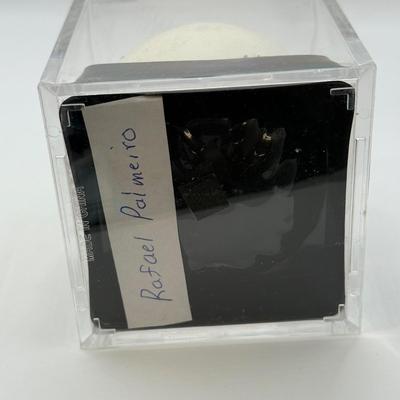 LOT 235: Rawlings Baseball Signed by Rafael Palmeiro