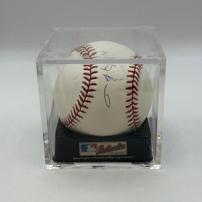 LOT 235: Rawlings Baseball Signed by Rafael Palmeiro