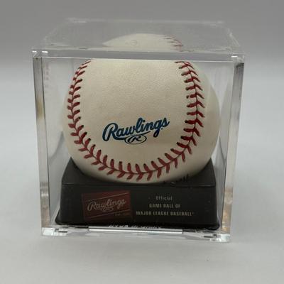 LOT 235: Rawlings Baseball Signed by Rafael Palmeiro