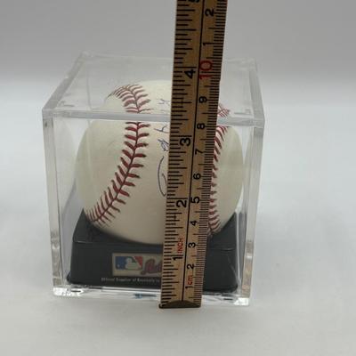 LOT 235: Rawlings Baseball Signed by Rafael Palmeiro