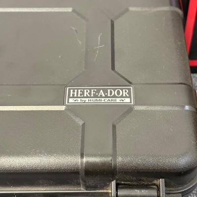 LOT 242: Cigar Lover's Collection: Mugs, Humidor Case & More
