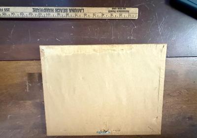 Vintage BLUE GOOSE PEARS Original Crate Label Lodi California Matted and Framed