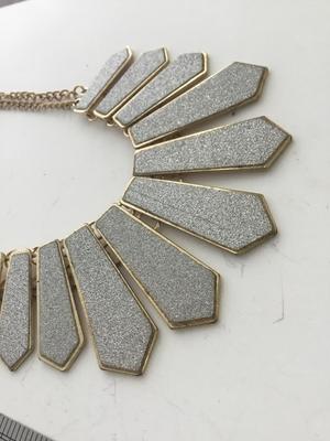 Beautiful unmarked sparkle collar necklace