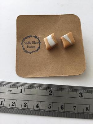 Stella blue designs stud earrings