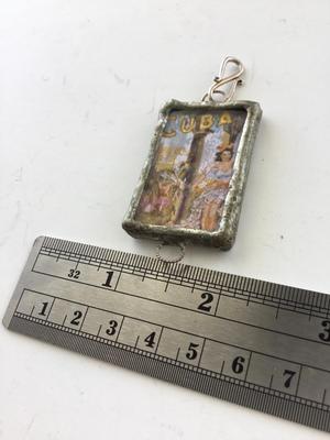 Cuba vintage necklace charm