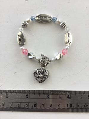 Vintage granddaughter special loved charms bracelet