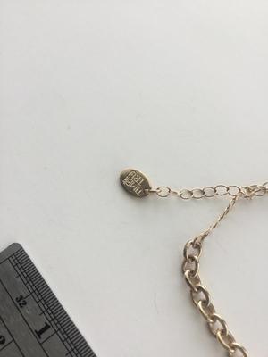 Time tru marked black statement necklace