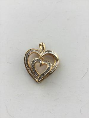 CU marked heart fashion necklace pendant