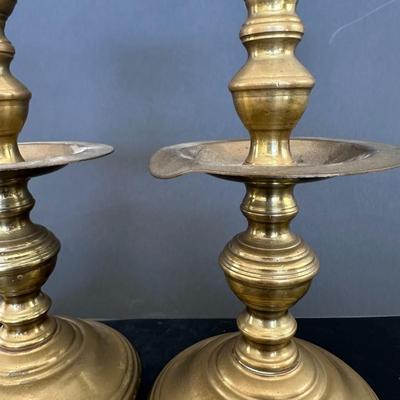 Lot of 3 - Vintage Brass Candle Holders