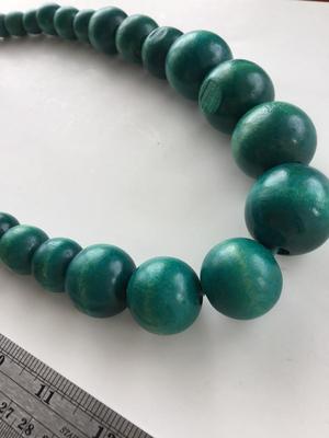 Vintage statement blue necklace