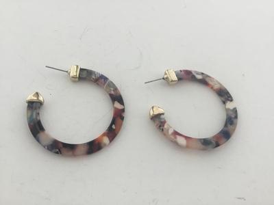 Beautiful fashion colorful hoops