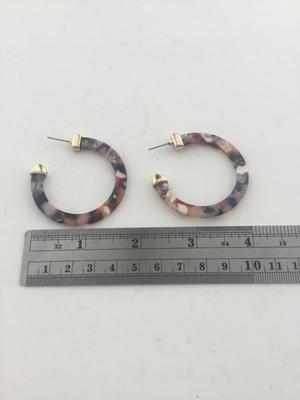 Beautiful fashion colorful hoops
