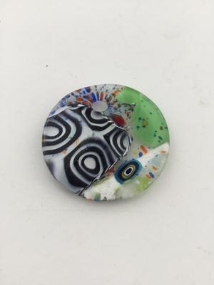 Glass pendant type for necklace