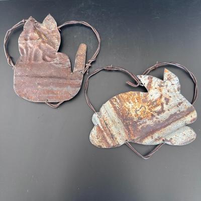 Cat and Rabbit Decor