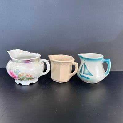 Lot of 5 Syrup Pitchers