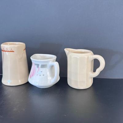 Lot of 4 Syrup Pitchers