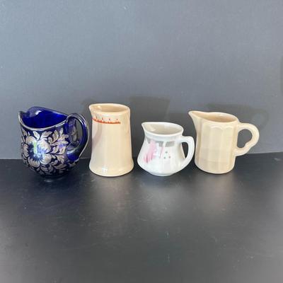 Lot of 4 Syrup Pitchers