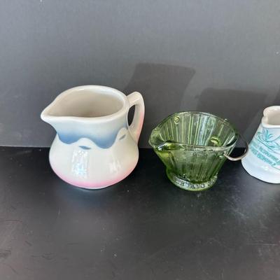 Lot of 4 Syrup Pitchers