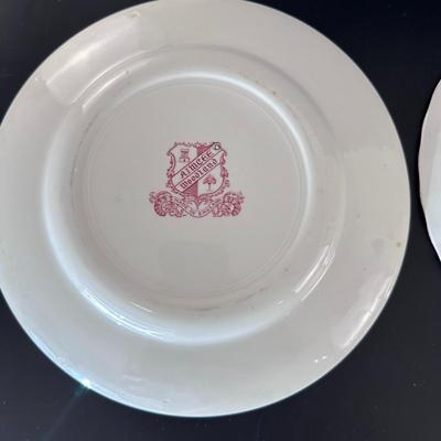 Red Design Plates, Made in England