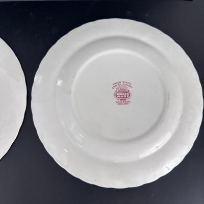 Red Design Plates, Made in England