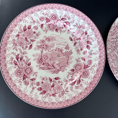 Red Design Plates, Made in England