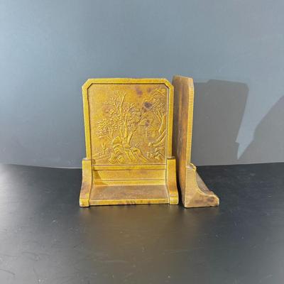 Bronze Bookends