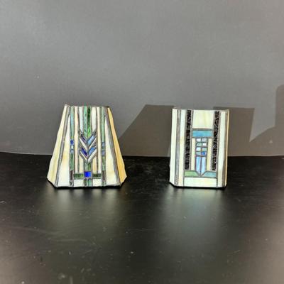 Stained Glass Candle Holders