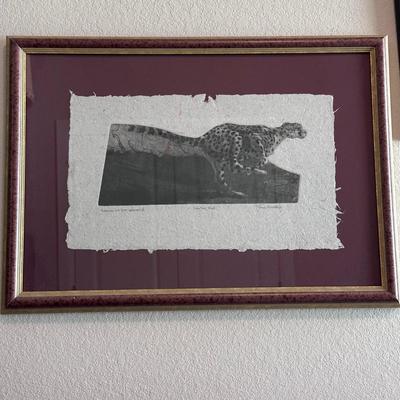 Framed Art: "Running on Soft Ground II" by Steve Nowatzki Proof