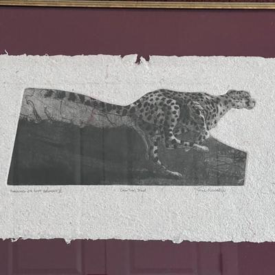Framed Art: "Running on Soft Ground II" by Steve Nowatzki Proof