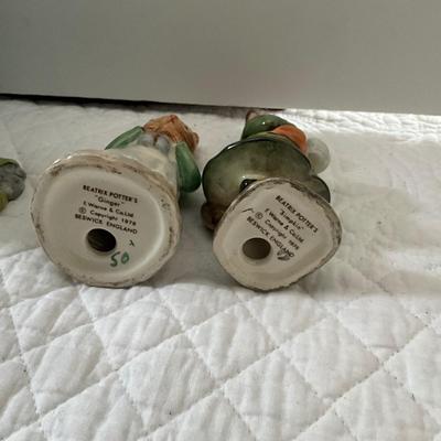 UBA1284 Lot of Four Beatrix Potter Cat Figurines