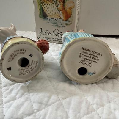 UBA1287 Lot of Four Beatrix Potter Beswick Pig Figurines