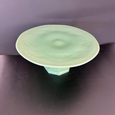 Fire King Milk Glass Pitcher and Vase, Cake Stand, Glass Vase