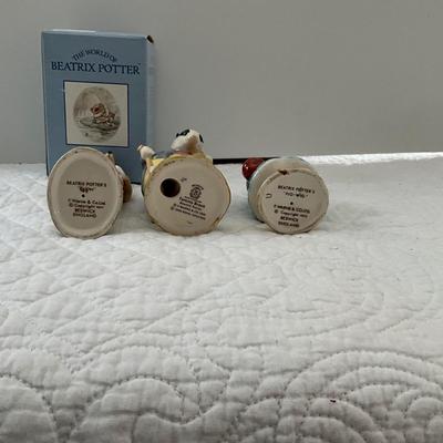 UBA1290 Lot of Three Beatrix Potter Figurines