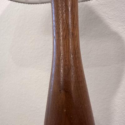 Lamp with Wood Accents and Shade