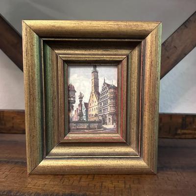 Framed Art - Small, German scene