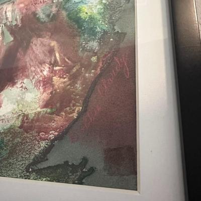 Framed Art - Three Dimensional Abstract by Clardy