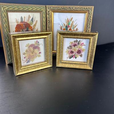 Lot of 4 - matching Framed Art