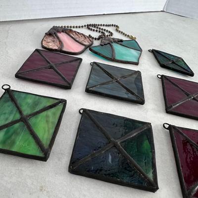 Lot of 9 - Stained Glass