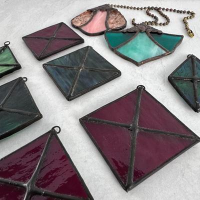 Lot of 9 - Stained Glass