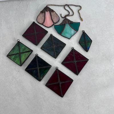 Lot of 9 - Stained Glass